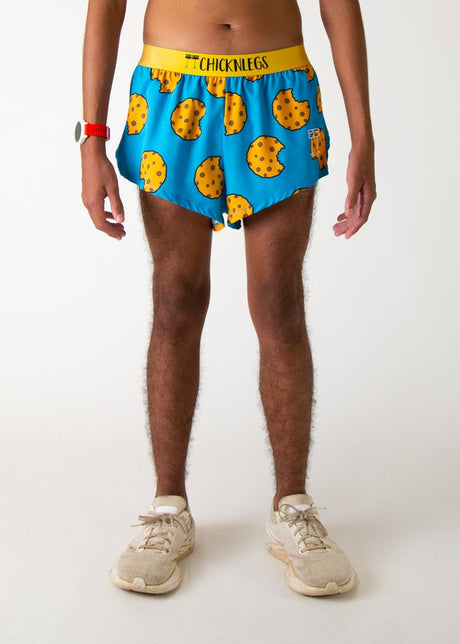 Load image into Gallery viewer, Men&#39;s Chocolate Chip Cookies 2&quot; Half Split Shorts (XS, S, M, L, XL)
