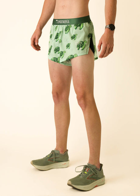 Load image into Gallery viewer, Men&#39;s Sea Turtles 2&quot; Half Split Shorts (XS, S, M, L, XL)

