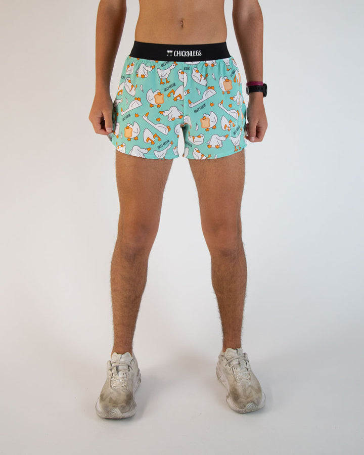 Load image into Gallery viewer, Men&#39;s Silly Goose 4&quot; Half Split Shorts (XS, S, M, L, XL)
