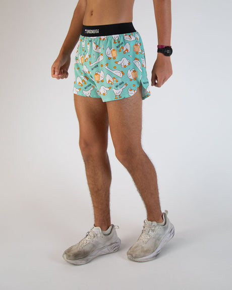 Load image into Gallery viewer, Men&#39;s Silly Goose 4&quot; Half Split Shorts (XS, S, M, L, XL)
