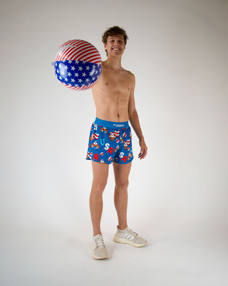 Load image into Gallery viewer, Men&#39;s Pool Party 4&quot; Half Split Shorts (XS, S, M, L, XL)
