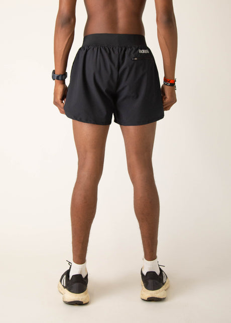 Load image into Gallery viewer, Men&#39;s Black 4&quot; Half Split Shorts XS S M L XL
