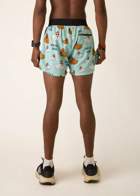 Load image into Gallery viewer, Men&#39;s Swaggy Chickens 4&quot; Half Split Shorts
