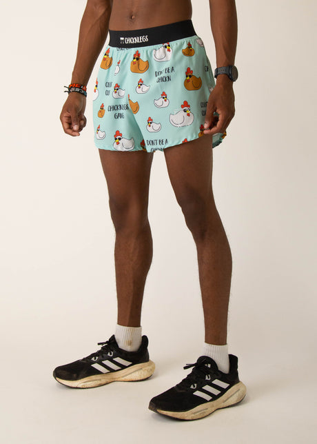 Load image into Gallery viewer, Men&#39;s Swaggy Chickens 4&quot; Half Split Shorts
