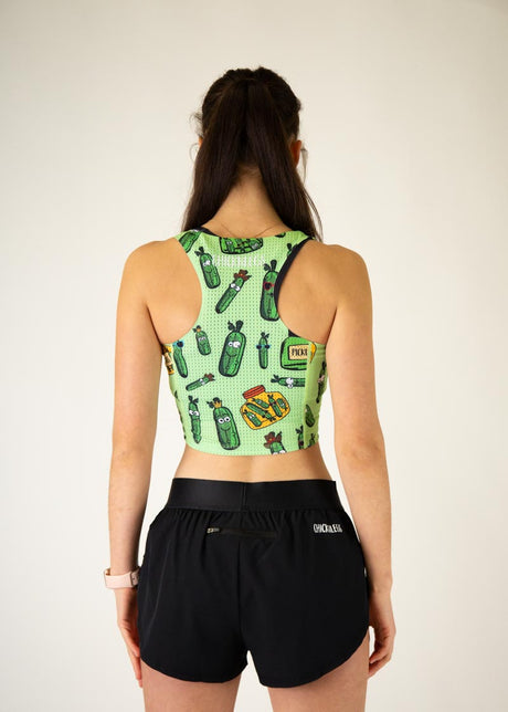Load image into Gallery viewer, Women&#39;s Pickles Power Crop Top XXS-XL
