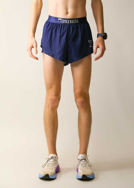 Load image into Gallery viewer, Men&#39;s Navy Blue 2&quot; Half Split Shorts (XS, S, M, L, XL)
