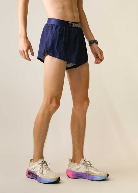 Load image into Gallery viewer, Men&#39;s Navy Blue 2&quot; Half Split Shorts (XS, S, M, L, XL)
