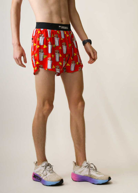 Load image into Gallery viewer, Men&#39;s Burritos 4&quot; Half Split Shorts

