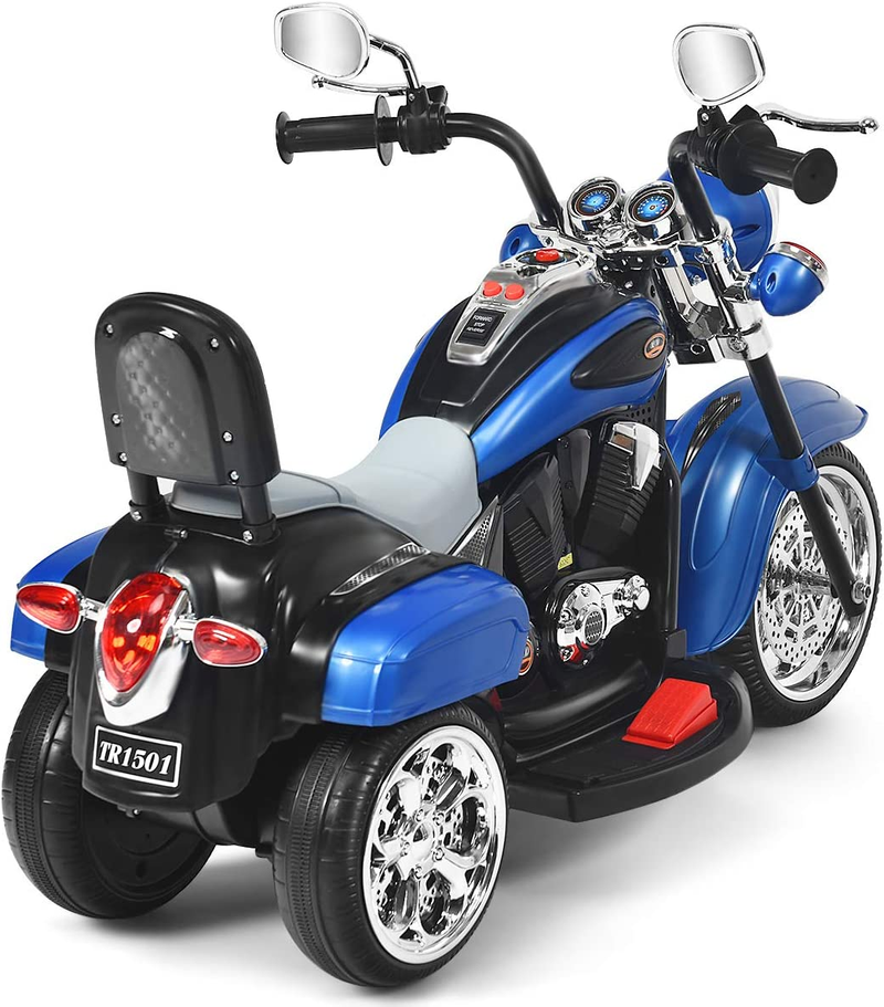 Load image into Gallery viewer, Chopper Style 3-Wheel Electric Motorcycle for Kids - Powered by 6V Battery
