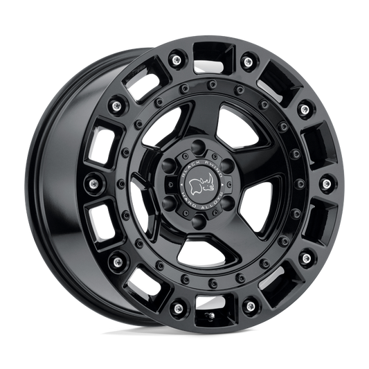 Black Rhino Hard Alloys Cinco Gloss Black W/ Stainless Bolt