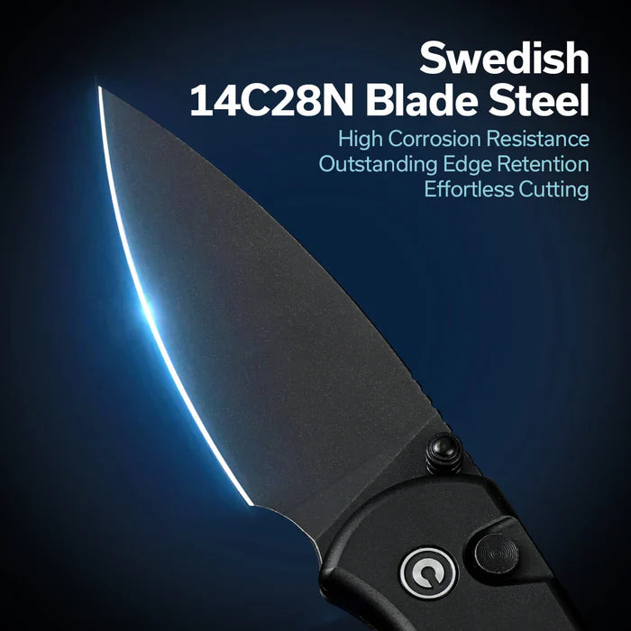 Load image into Gallery viewer, CIVIVI Qubit Button Lock &amp; Thumb Stud Knife Aluminum Handle
