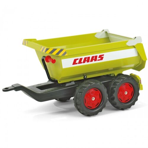 Load image into Gallery viewer, CLAAS Halfpipe Tipper Trailer by Rolly Toys: The Perfect Addition to Your Farming Playset
