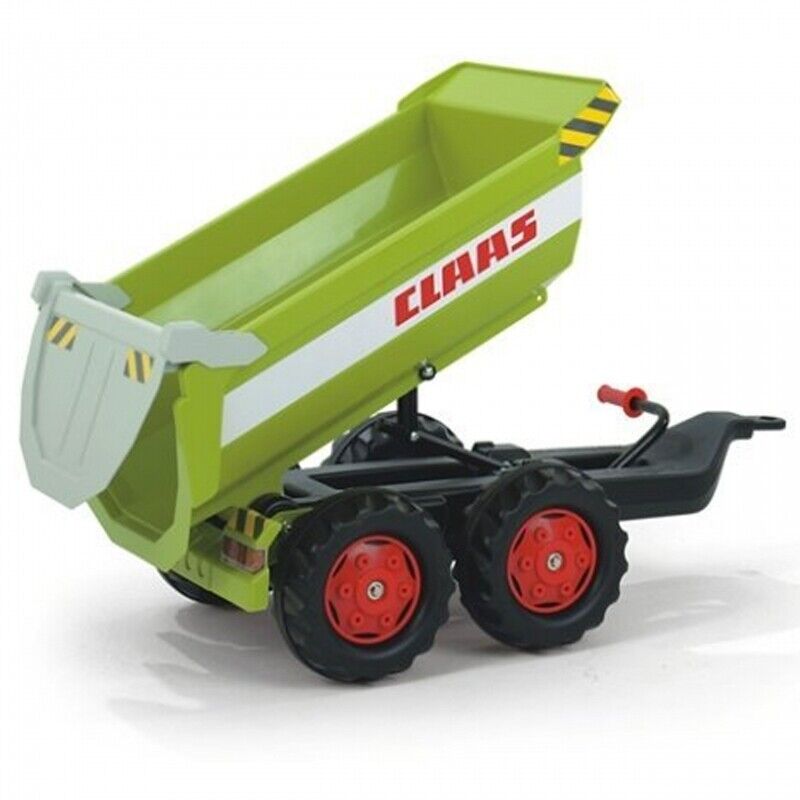 Load image into Gallery viewer, CLAAS Halfpipe Tipper Trailer by Rolly Toys: The Perfect Addition to Your Farming Playset
