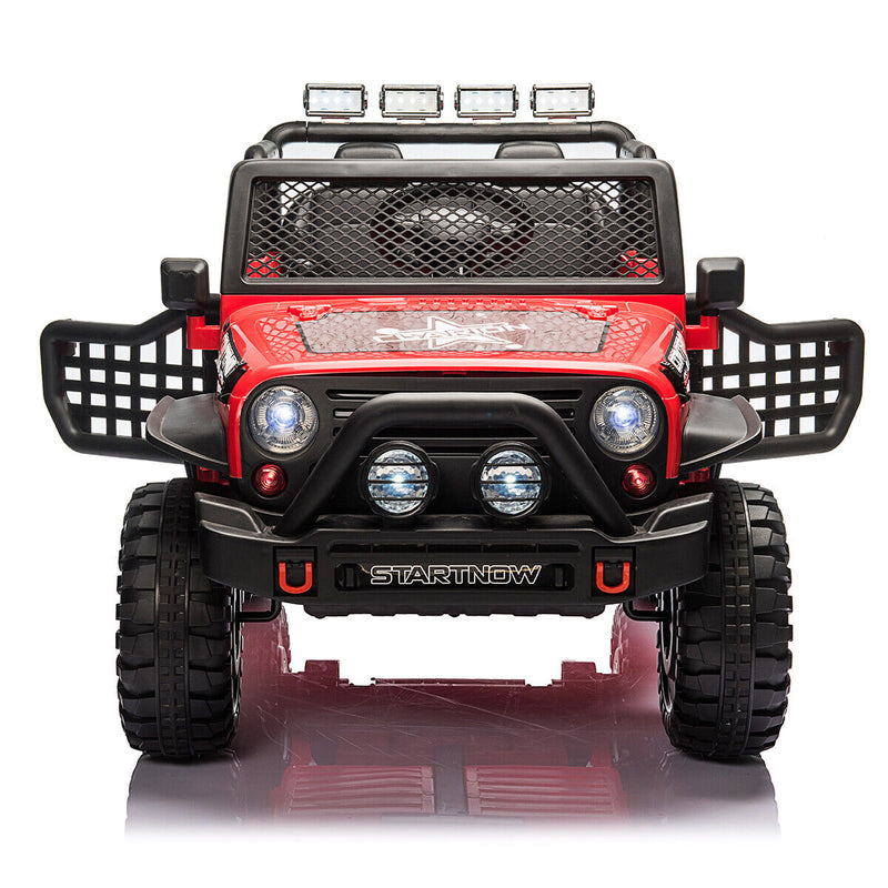 Load image into Gallery viewer, CLARFEY 12V Battery Powered RC Off-Road Jeep for Kids with LED Lights
