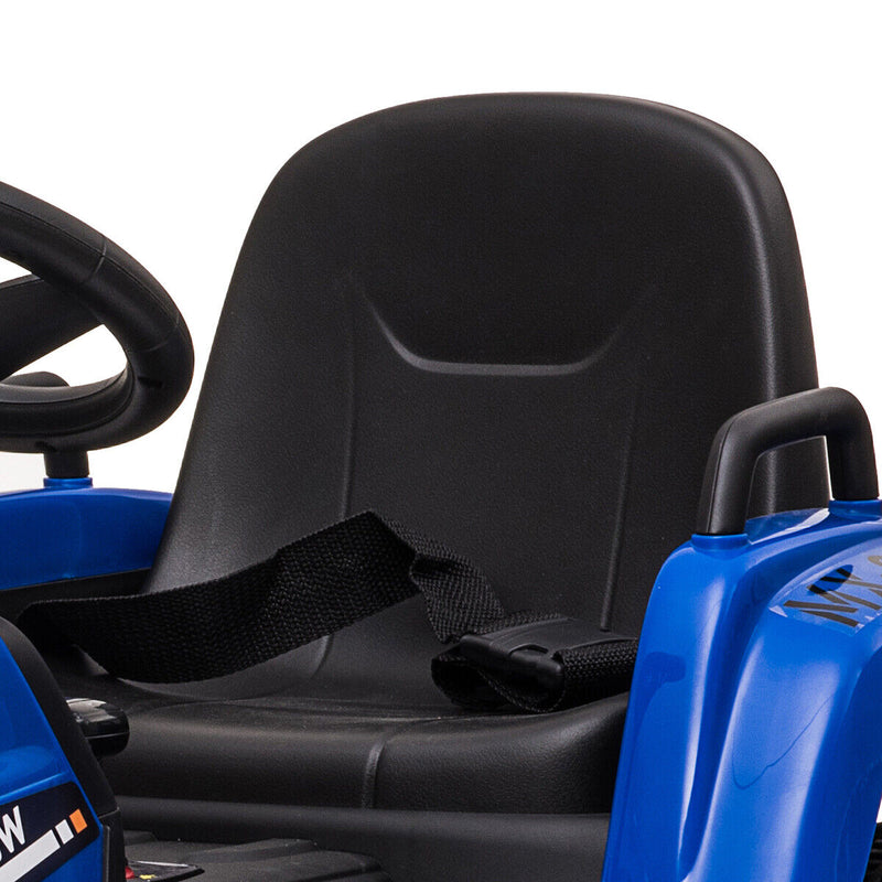 Load image into Gallery viewer, CLARFEY 12V Ride-On Tractor with Trailer and Remote Control for Kids - Music and Fun Included!
