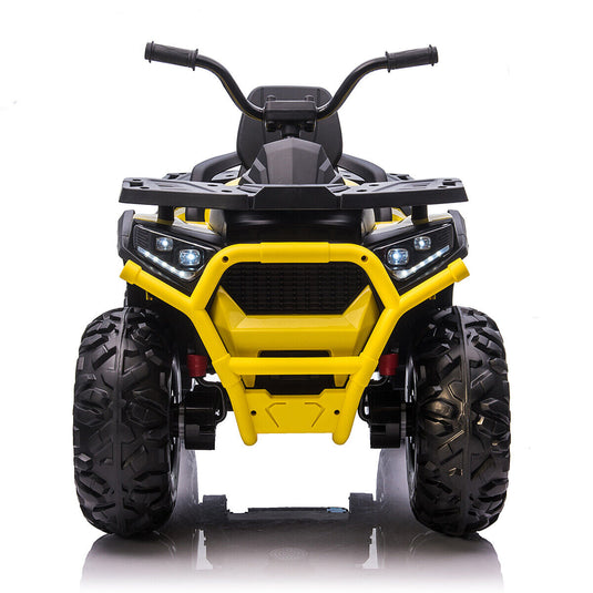 CLARFEY Electric Kids ATV Quad Car with MP3 Player and 4WD Motorized Drive