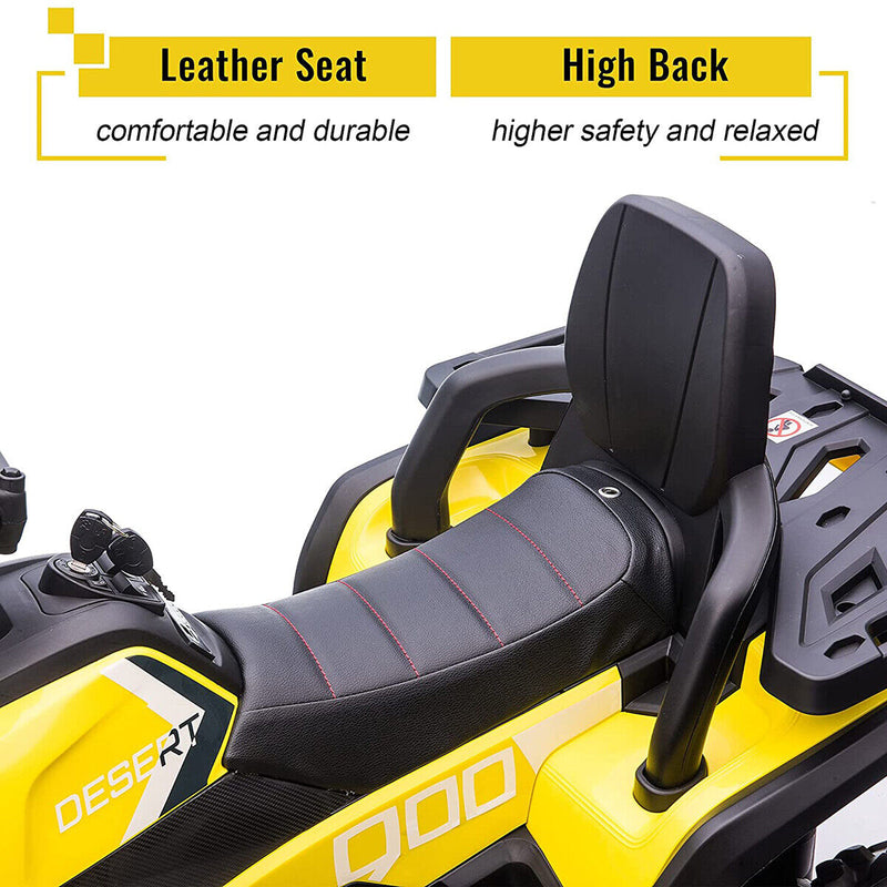 Load image into Gallery viewer, CLARFEY Electric Kids ATV Quad Car with MP3 Player and 4WD Motorized Drive
