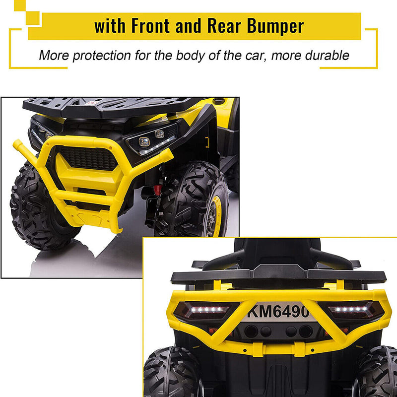 Load image into Gallery viewer, CLARFEY Electric Kids ATV Quad Car with MP3 Player and 4WD Motorized Drive
