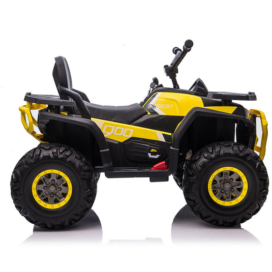 CLARFEY Electric Kids ATV Quad Car with MP3 Player and 4WD Motorized Drive