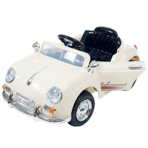 Load image into Gallery viewer, Classic Beige Remote Control Ride On Sports Car for Kids by Lil Rider
