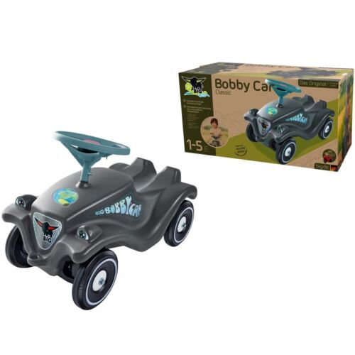 Load image into Gallery viewer, Classic Grey BIG Bobby Car with Horn - Eco-Friendly Ride-On Toy
