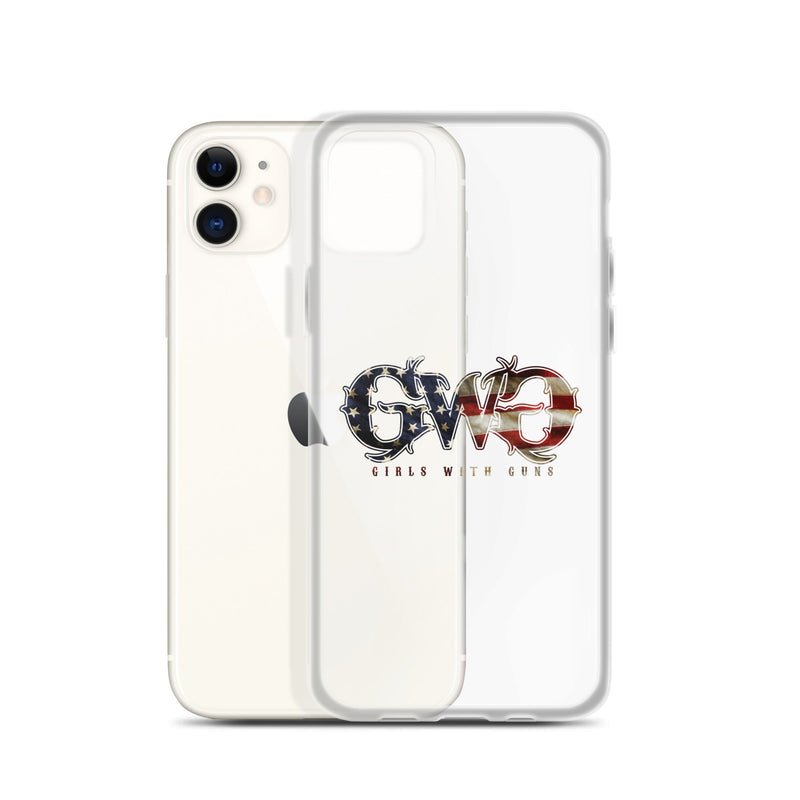Load image into Gallery viewer, Liberty Logo Clear iPhone® Case
