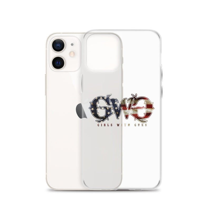 Load image into Gallery viewer, Liberty Logo Clear iPhone® Case
