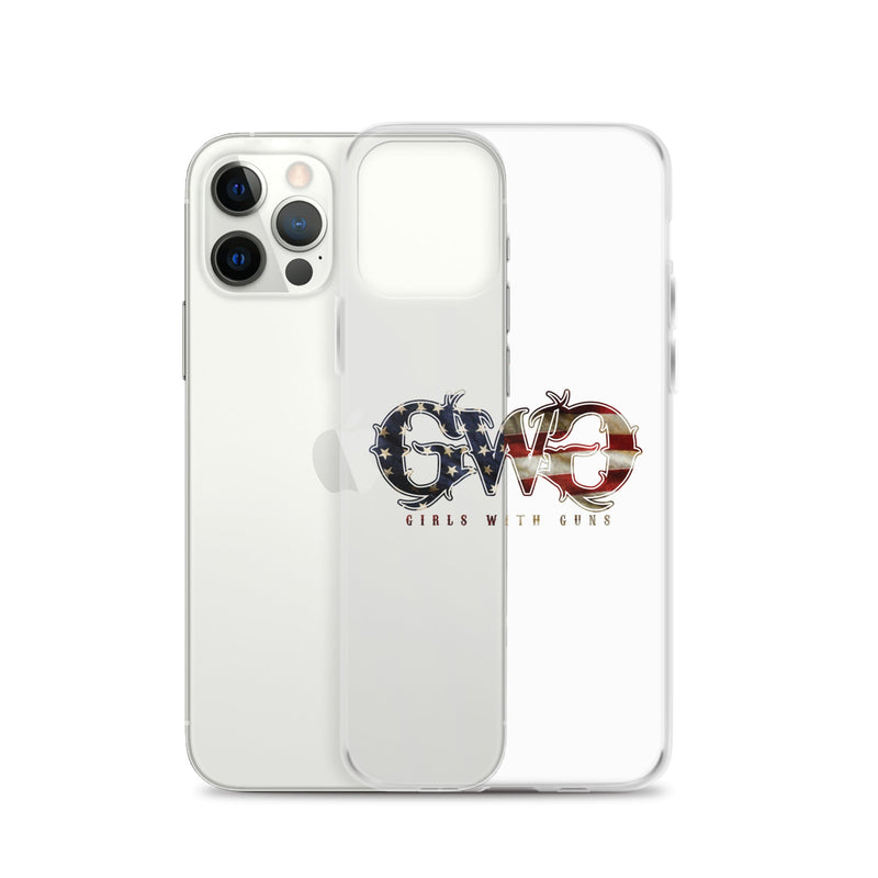 Load image into Gallery viewer, Liberty Logo Clear iPhone® Case
