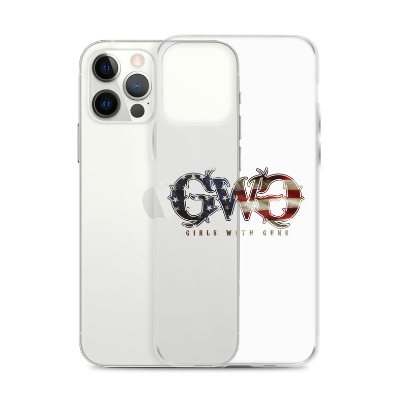 Load image into Gallery viewer, Liberty Logo Clear iPhone® Case

