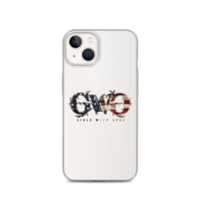 Load image into Gallery viewer, Liberty Logo Clear iPhone® Case
