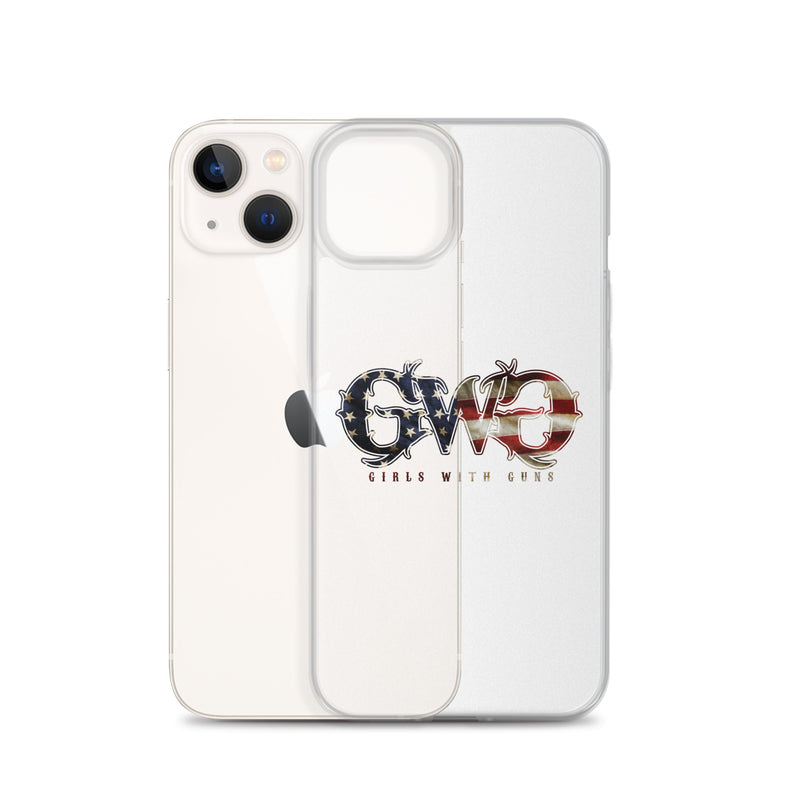 Load image into Gallery viewer, Liberty Logo Clear iPhone® Case
