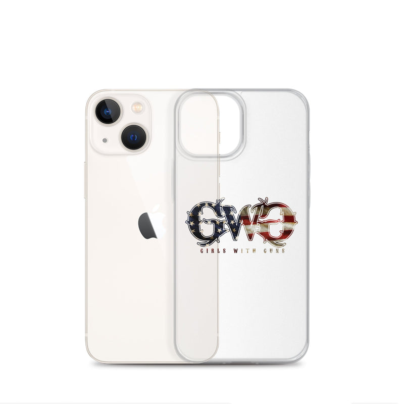 Load image into Gallery viewer, Liberty Logo Clear iPhone® Case
