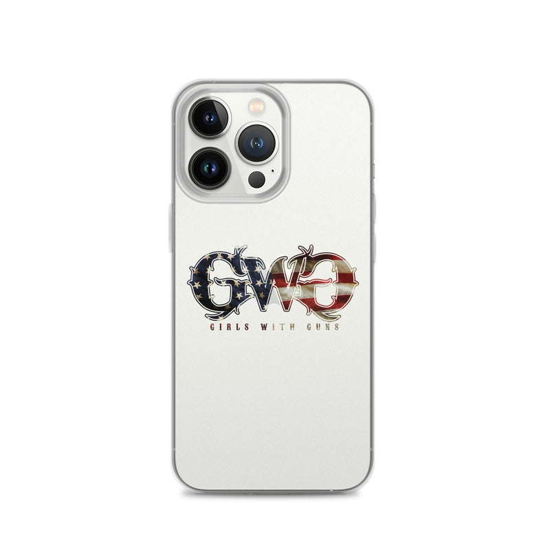 Load image into Gallery viewer, Liberty Logo Clear iPhone® Case
