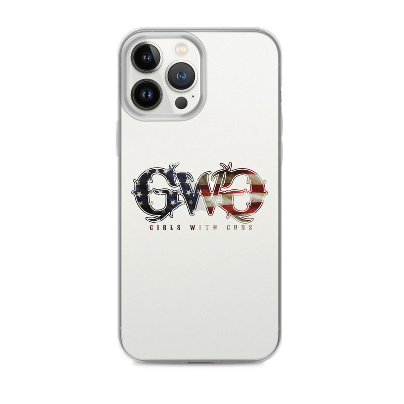 Load image into Gallery viewer, Liberty Logo Clear iPhone® Case
