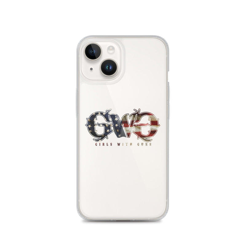 Load image into Gallery viewer, Liberty Logo Clear iPhone® Case
