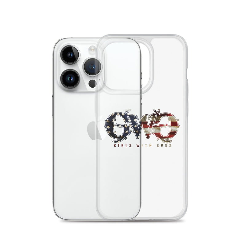 Load image into Gallery viewer, Liberty Logo Clear iPhone® Case

