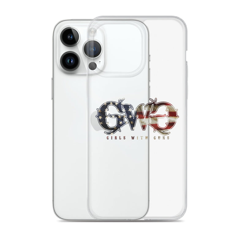 Load image into Gallery viewer, Liberty Logo Clear iPhone® Case
