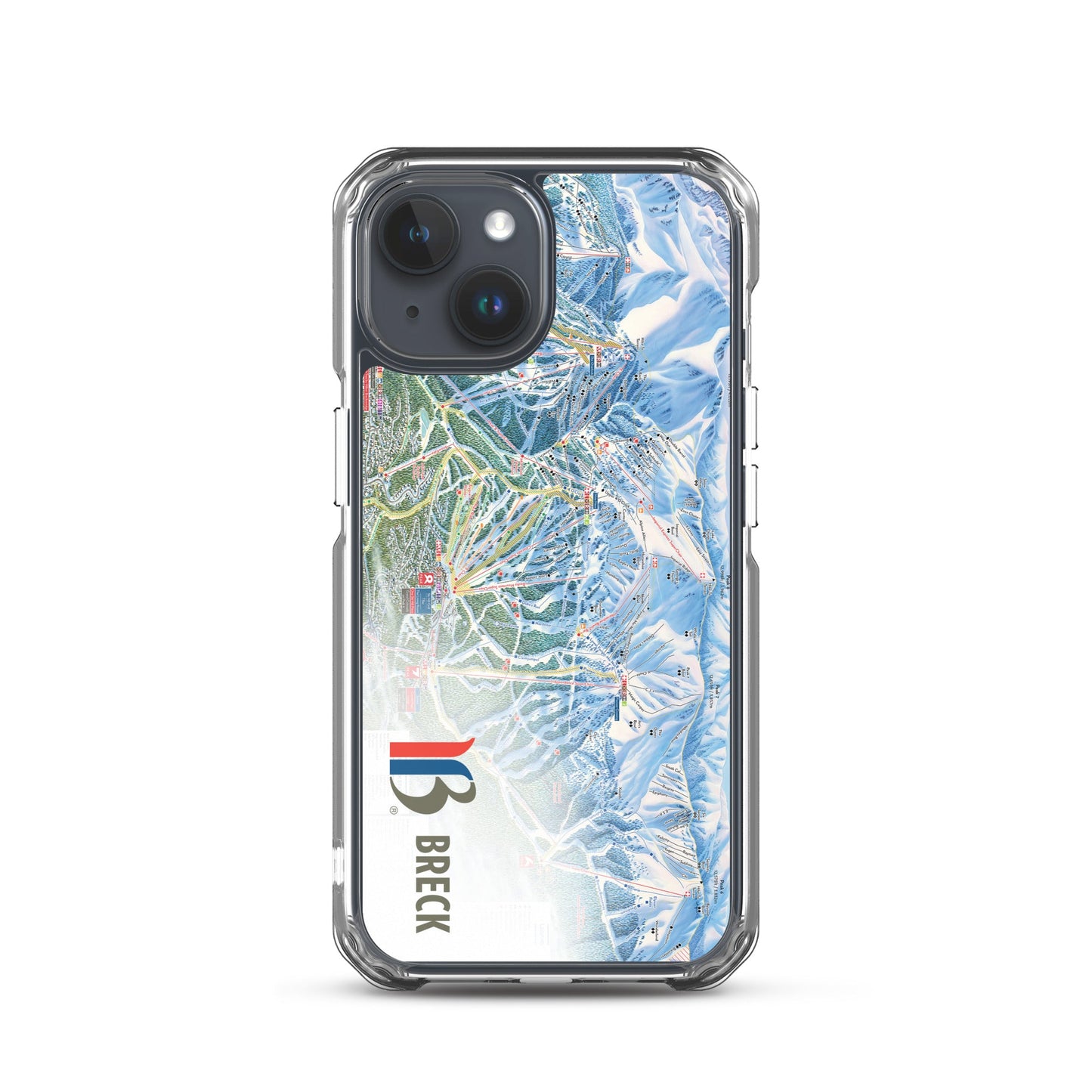 Breckenridge Trail Map iPhone Case