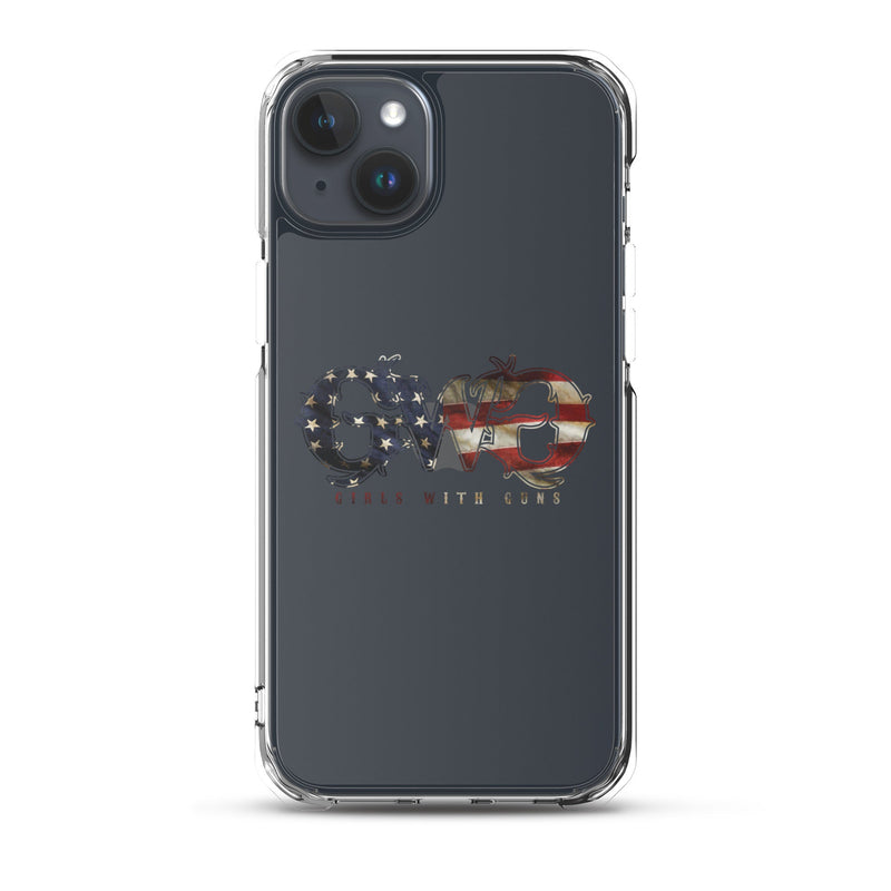 Load image into Gallery viewer, Liberty Logo Clear iPhone® Case
