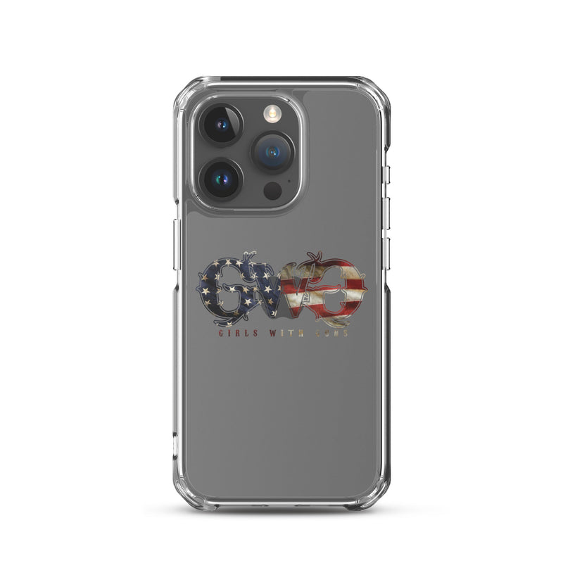 Load image into Gallery viewer, Liberty Logo Clear iPhone® Case
