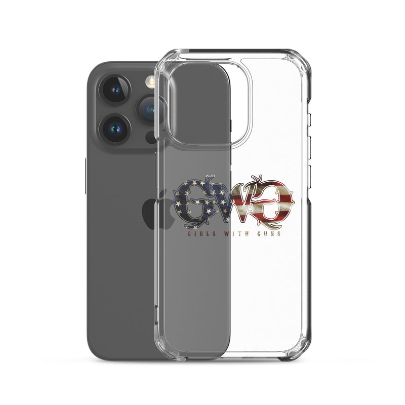 Load image into Gallery viewer, Liberty Logo Clear iPhone® Case
