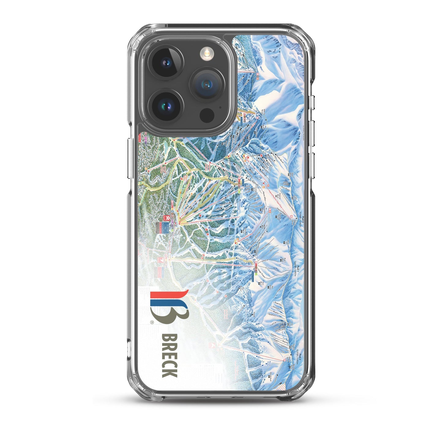 Breckenridge Trail Map iPhone Case