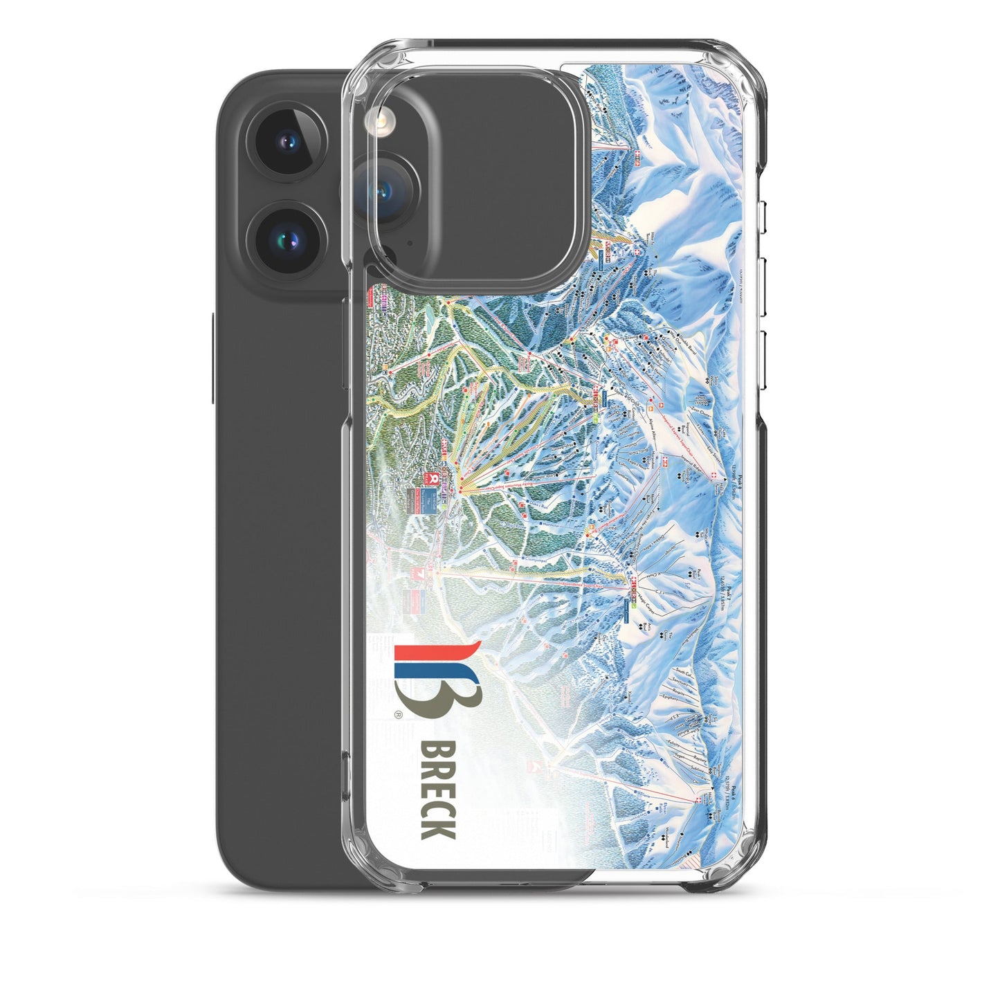 Breckenridge Trail Map iPhone Case