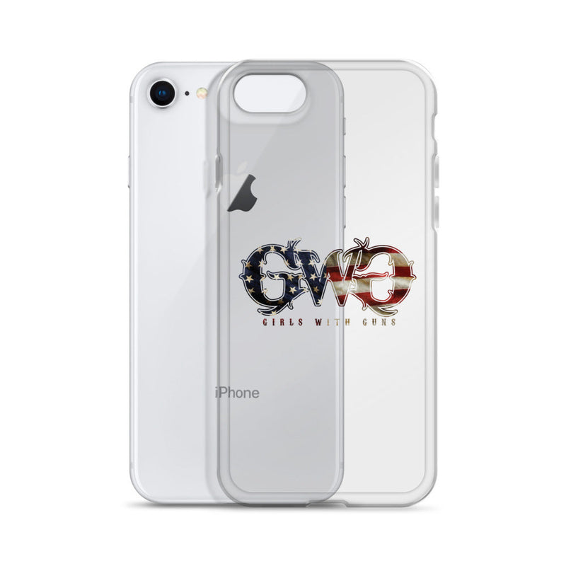Load image into Gallery viewer, Liberty Logo Clear iPhone® Case
