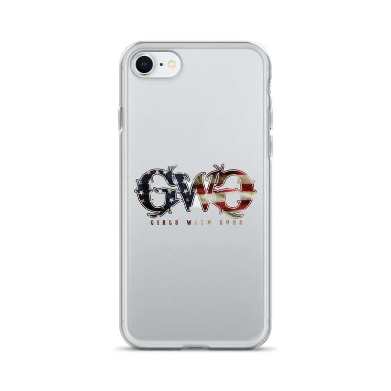 Load image into Gallery viewer, Liberty Logo Clear iPhone® Case
