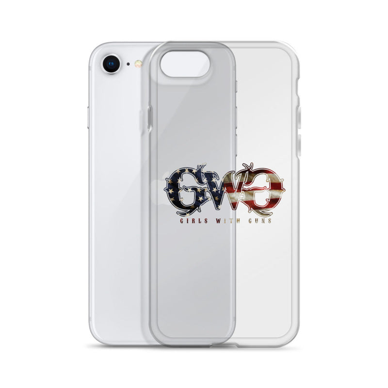 Load image into Gallery viewer, Liberty Logo Clear iPhone® Case
