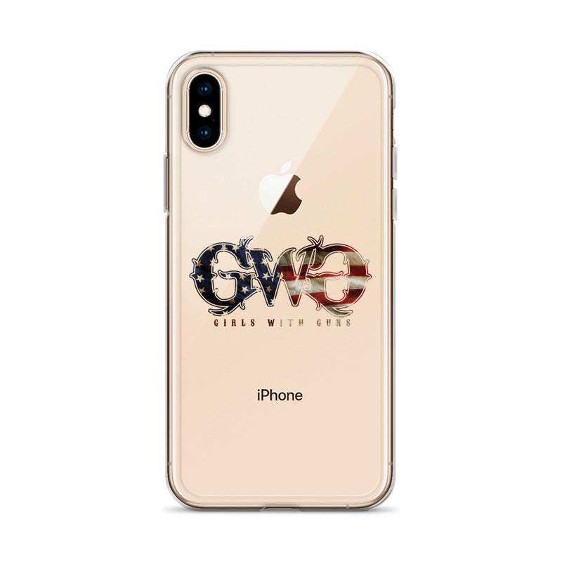 Load image into Gallery viewer, Liberty Logo Clear iPhone® Case
