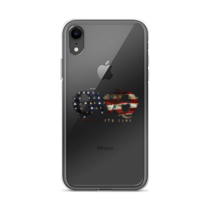 Load image into Gallery viewer, Liberty Logo Clear iPhone® Case
