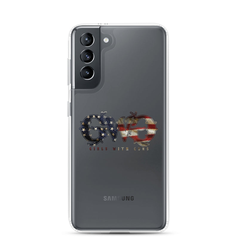 Load image into Gallery viewer, Liberty Logo Clear Samsung® Phone Case
