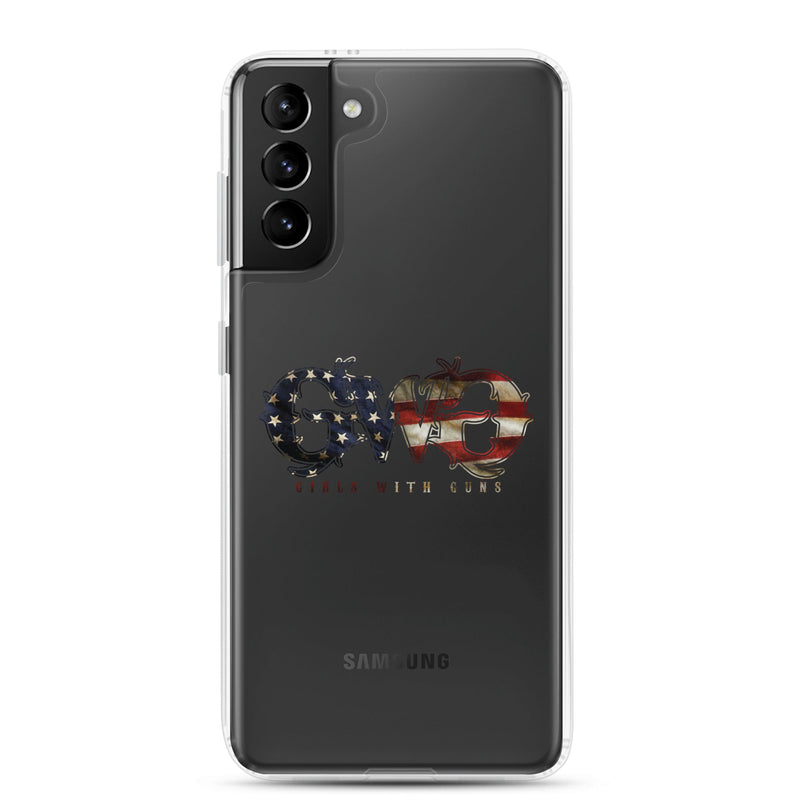 Load image into Gallery viewer, Liberty Logo Clear Samsung® Phone Case
